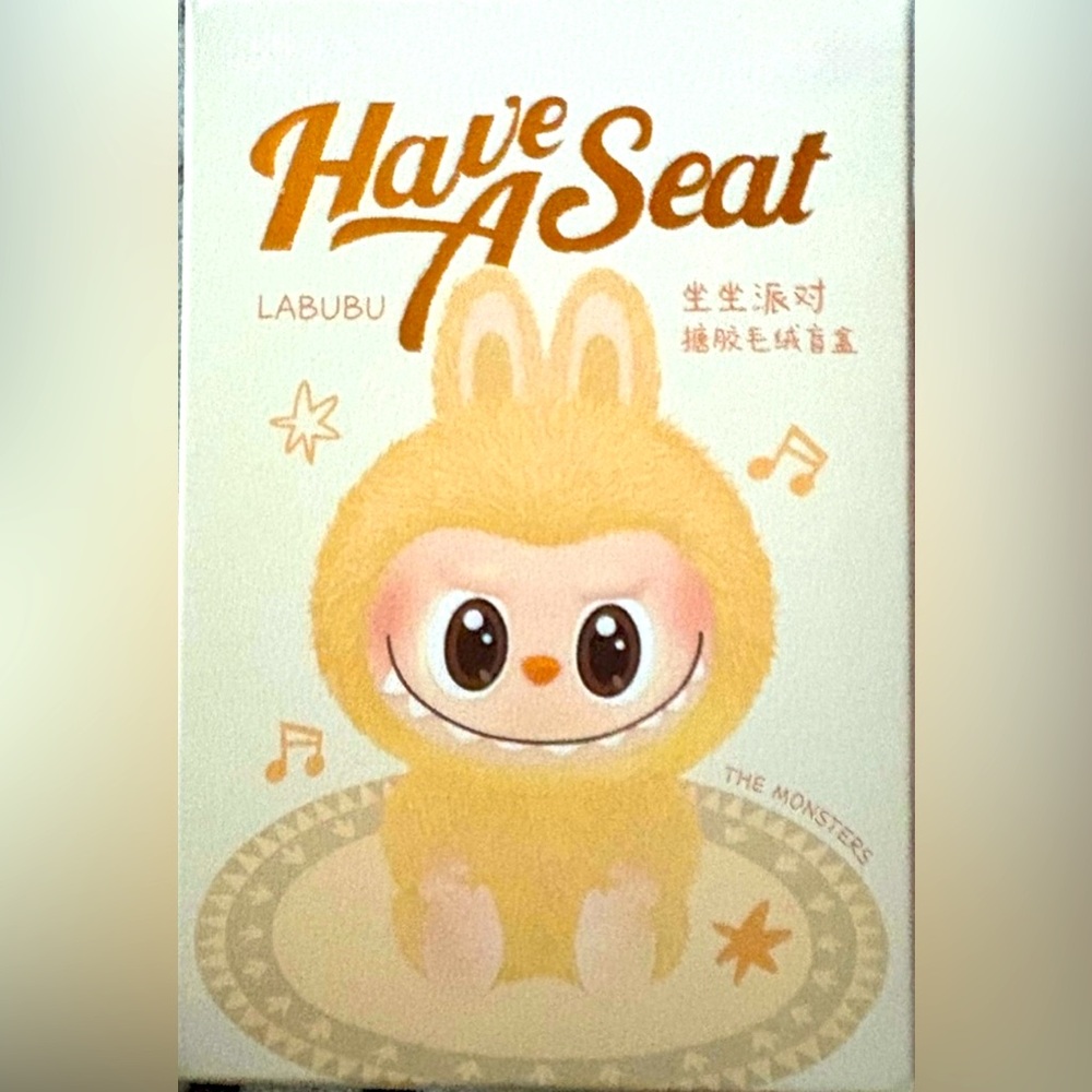 Labubu ‘Have A Seat’ Blind Box Figure – The Monsters Series